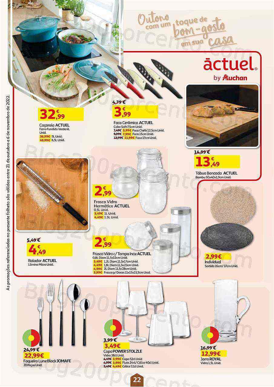 Antevisão Folheto AUCHAN Promoções de 21 outubro a 6 novembro