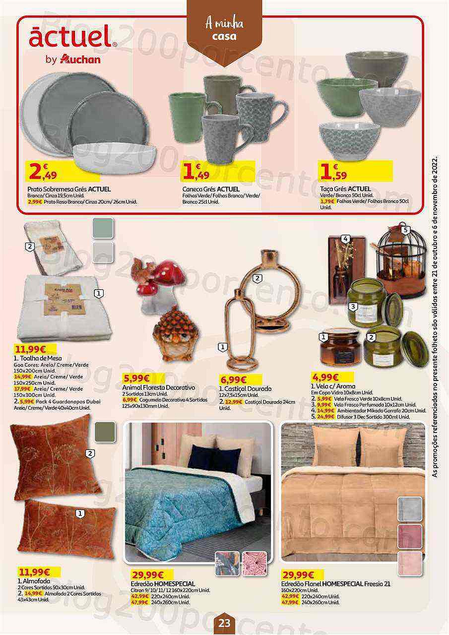 Antevisão Folheto AUCHAN Promoções de 21 outubro a 6 novembro