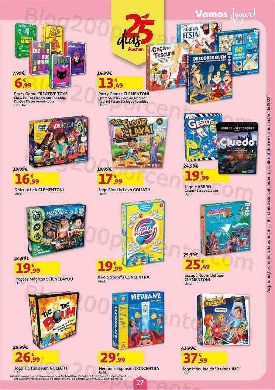 Antevisão Folheto AUCHAN Promoções de 21 outubro a 6 novembro