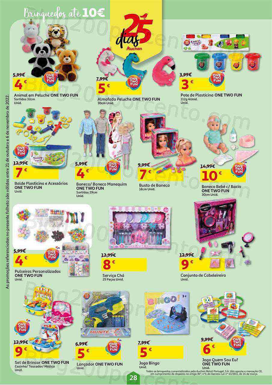 Antevisão Folheto AUCHAN Promoções de 21 outubro a 6 novembro