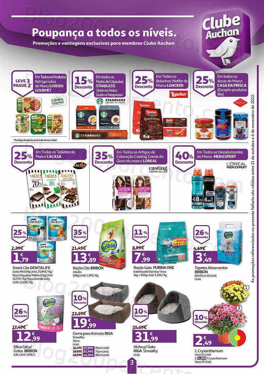 Antevisão Folheto AUCHAN Promoções de 21 outubro a 6 novembro