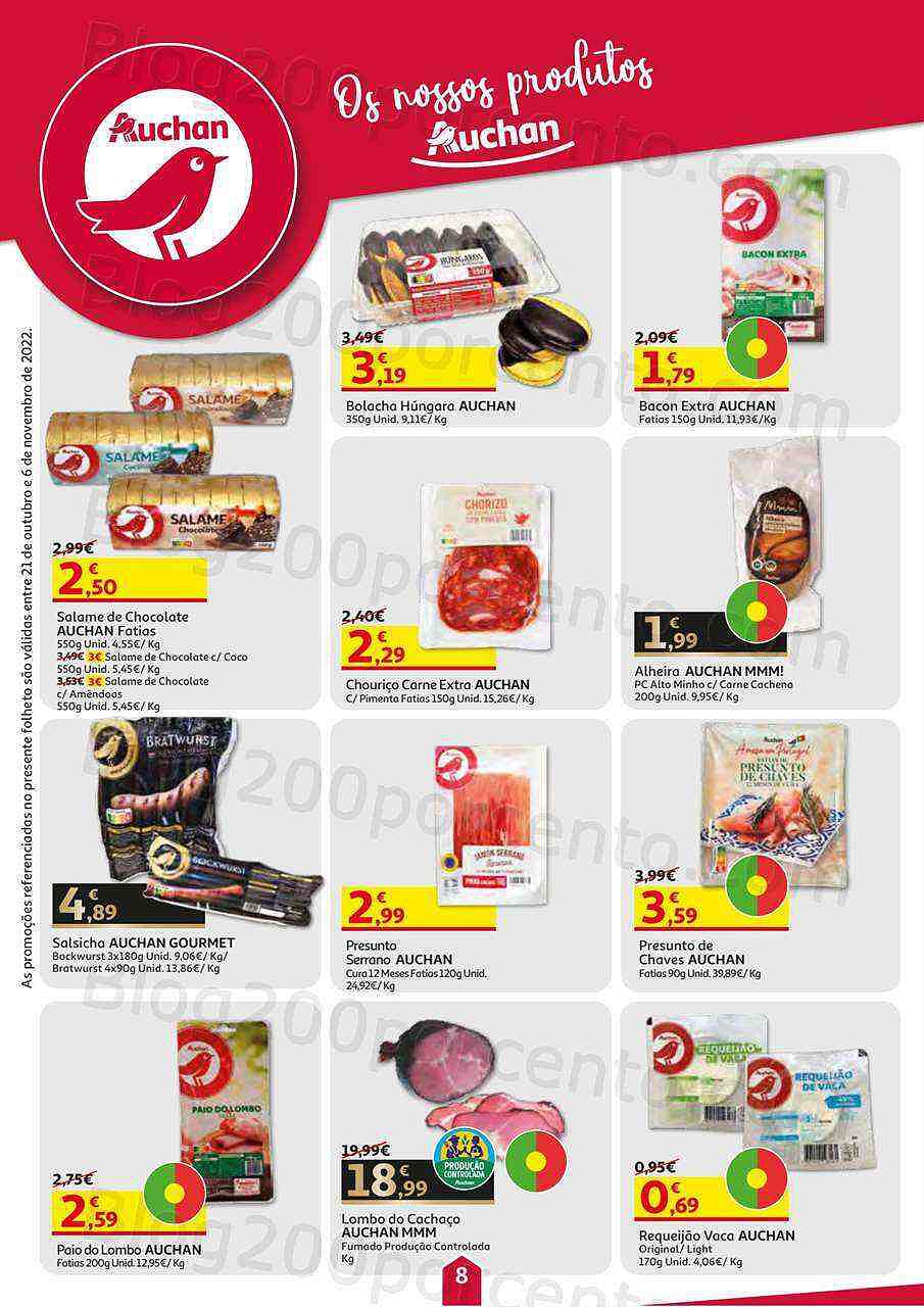 Antevisão Folheto AUCHAN Promoções de 21 outubro a 6 novembro