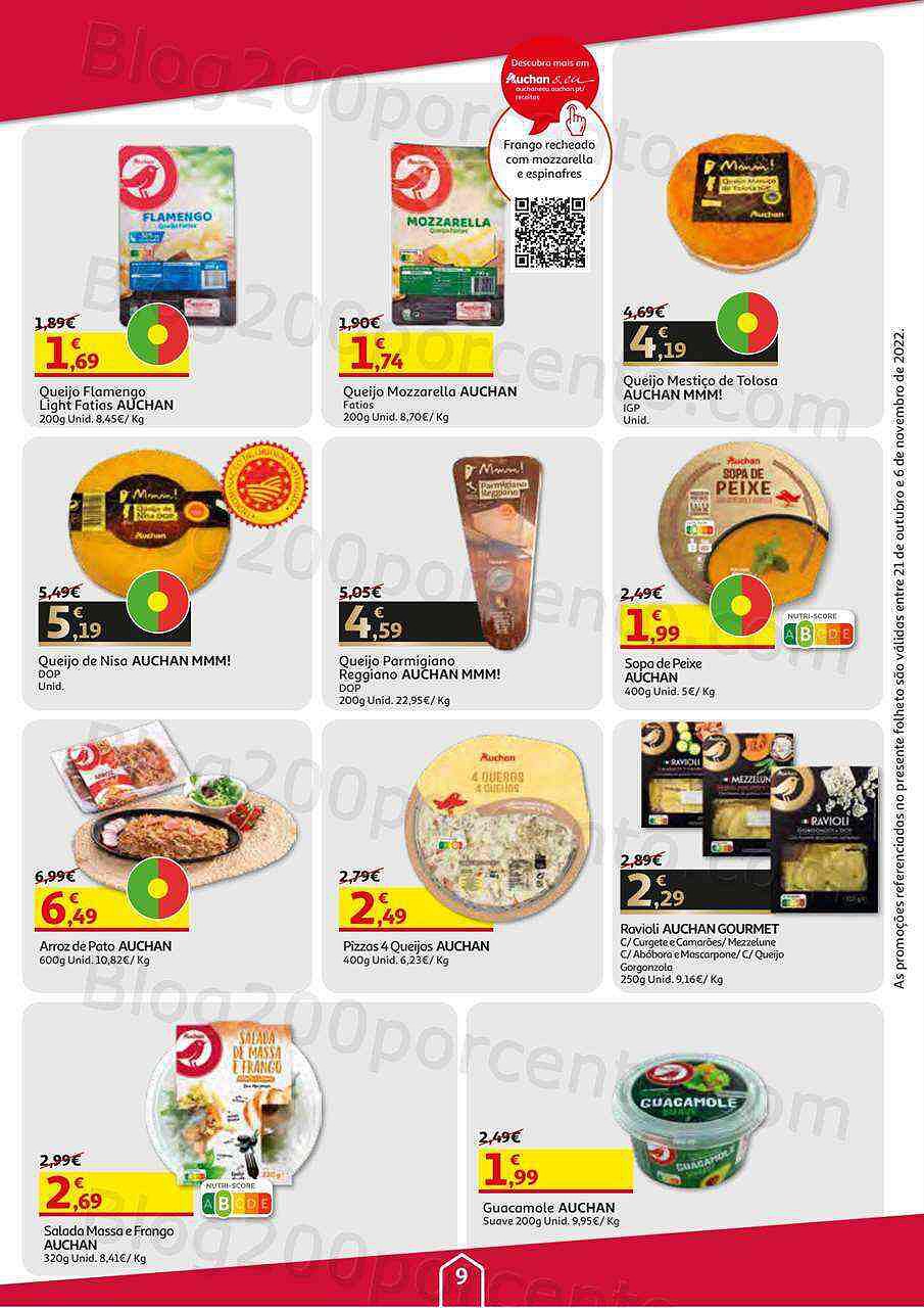 Antevisão Folheto AUCHAN Promoções de 21 outubro a 6 novembro