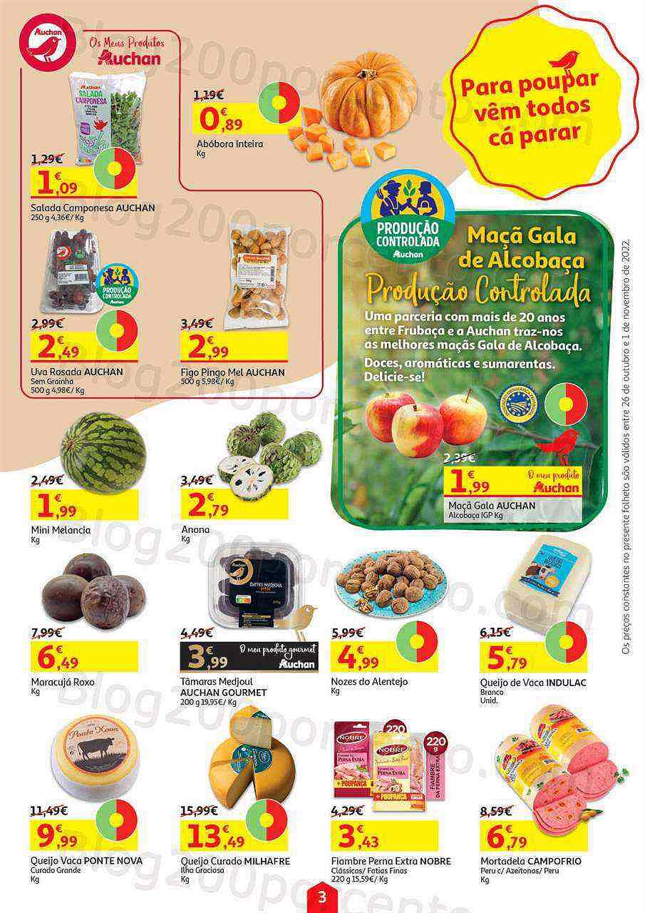 Antevisão Folheto AUCHAN Promoções de 26 outubro a 1 novembro