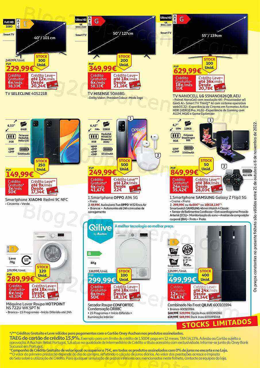 Antevisão Folheto AUCHAN Agora ou Nunca Promoções de 21 outubro a 6 novembro