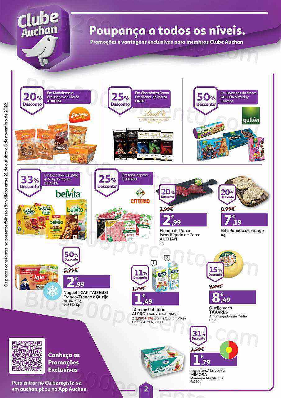 Antevisão Folheto AUCHAN Agora ou Nunca Promoções de 21 outubro a 6 novembro