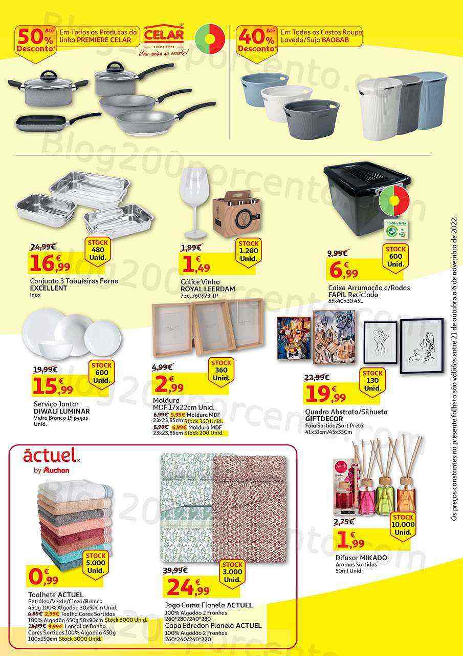 Antevisão Folheto AUCHAN Agora ou Nunca Promoções de 21 outubro a 6 novembro