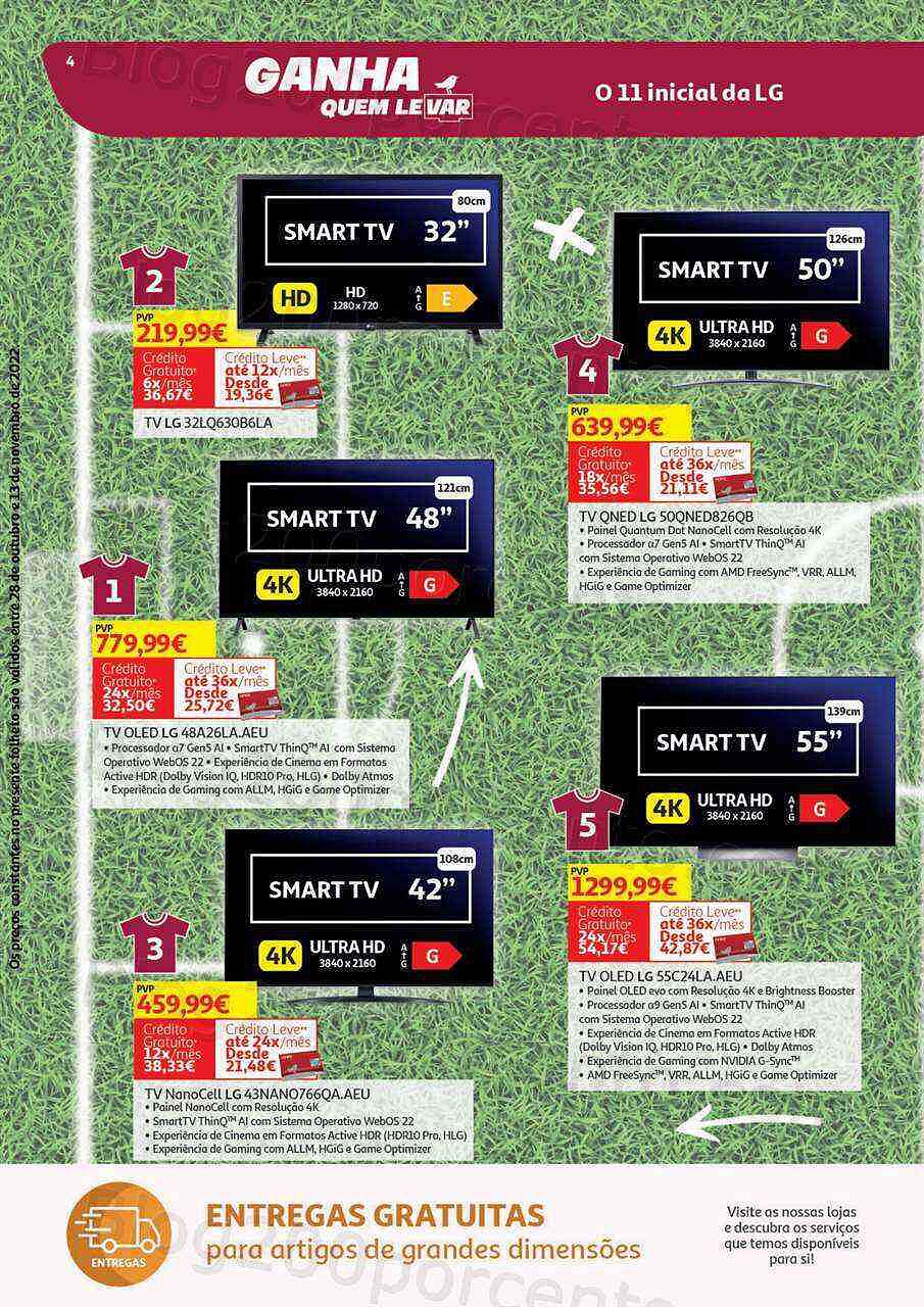 Antevisão Folheto AUCHAN Tecnologia Promoções de 28 outubro a 13 novembro