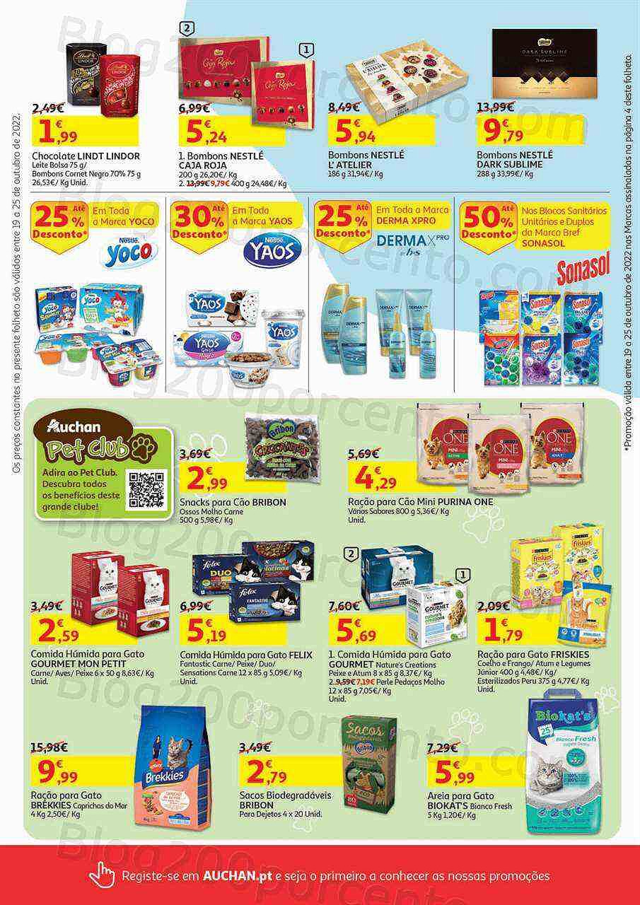 Antevisão Folheto AUCHAN Promoções de 19 a 25 outubro