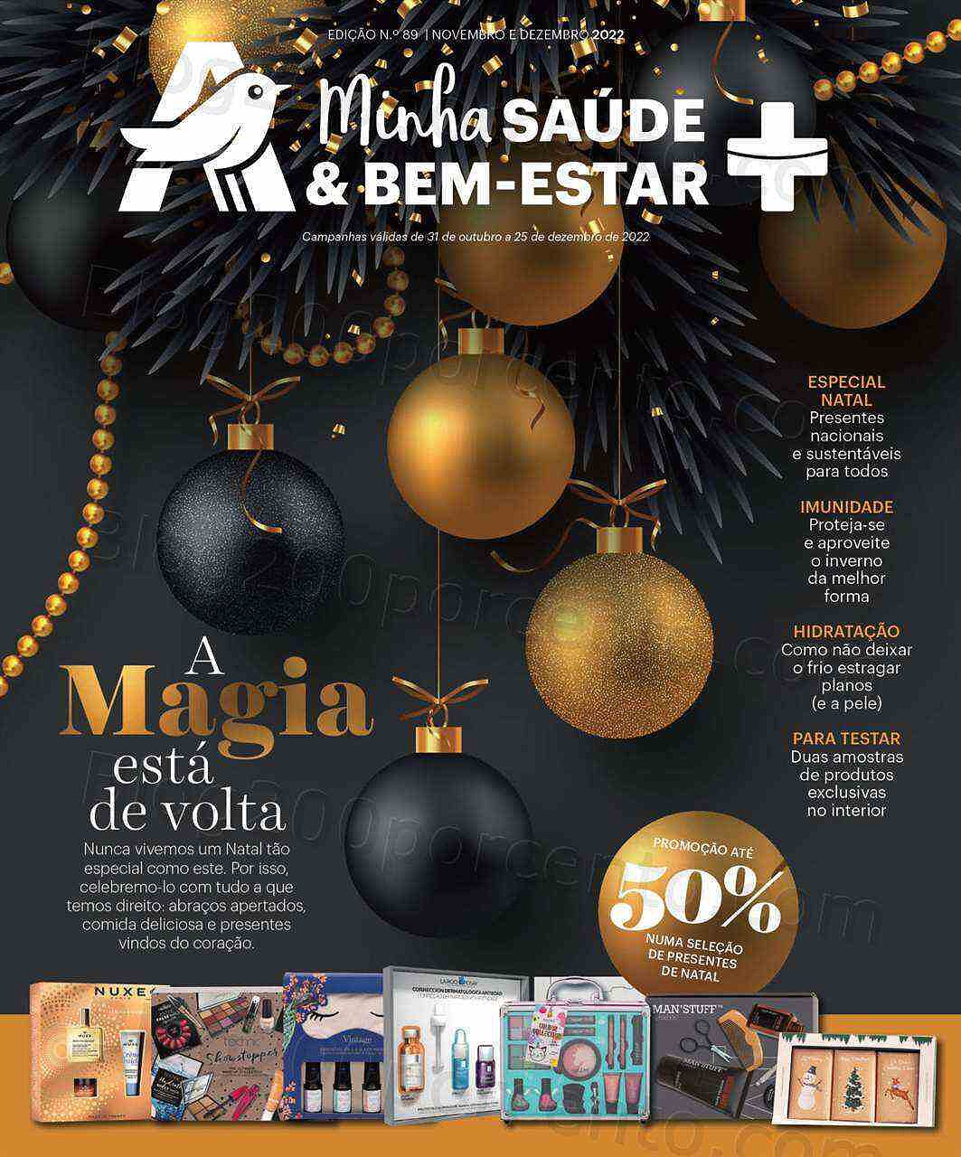 Antevisão Folheto AUCHAN Natal SBE Promoções de 31 outubro a 25 dezembro