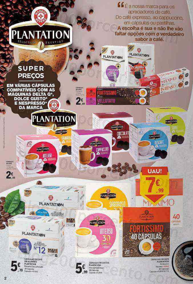 Antevisão Folheto E-LECLERC Bebidas Quentes Promoções de 1 a 30 novembro