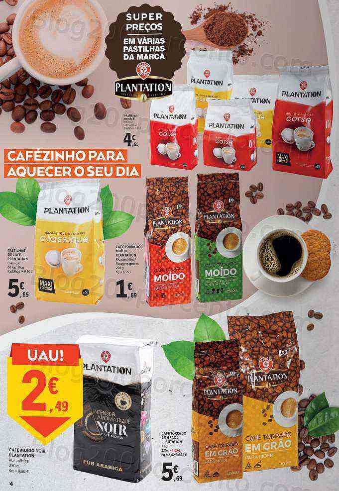 Antevisão Folheto E-LECLERC Bebidas Quentes Promoções de 1 a 30 novembro