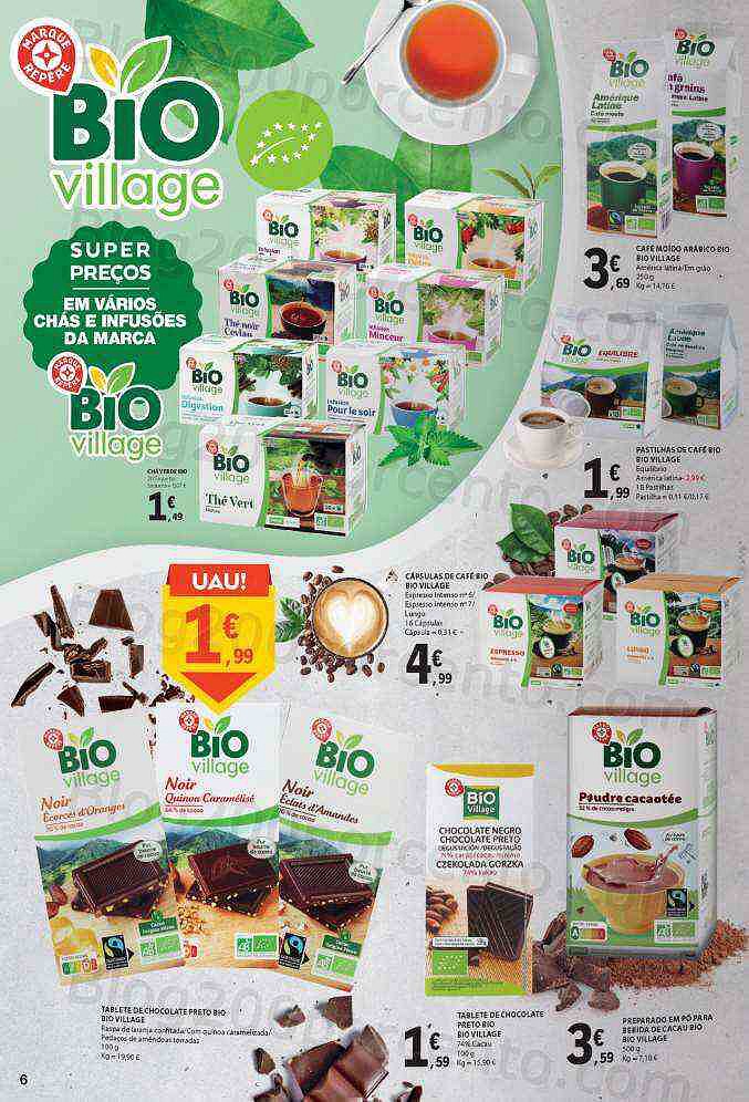 Antevisão Folheto E-LECLERC Bebidas Quentes Promoções de 1 a 30 novembro