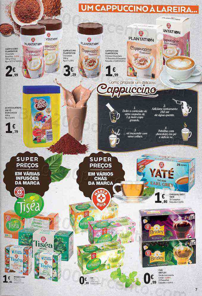 Antevisão Folheto E-LECLERC Bebidas Quentes Promoções de 1 a 30 novembro