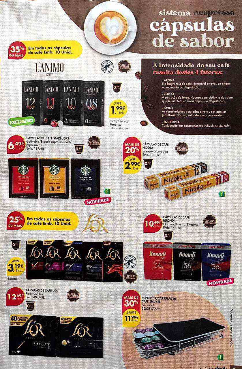 Antevisão Folheto PINGO DOCE Bebidas Quentes Promoções de 18 a 31 outubro