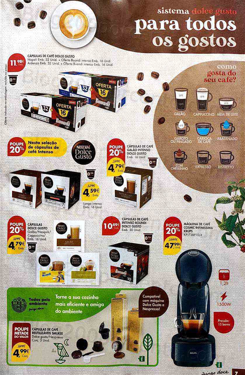 Antevisão Folheto PINGO DOCE Bebidas Quentes Promoções de 18 a 31 outubro