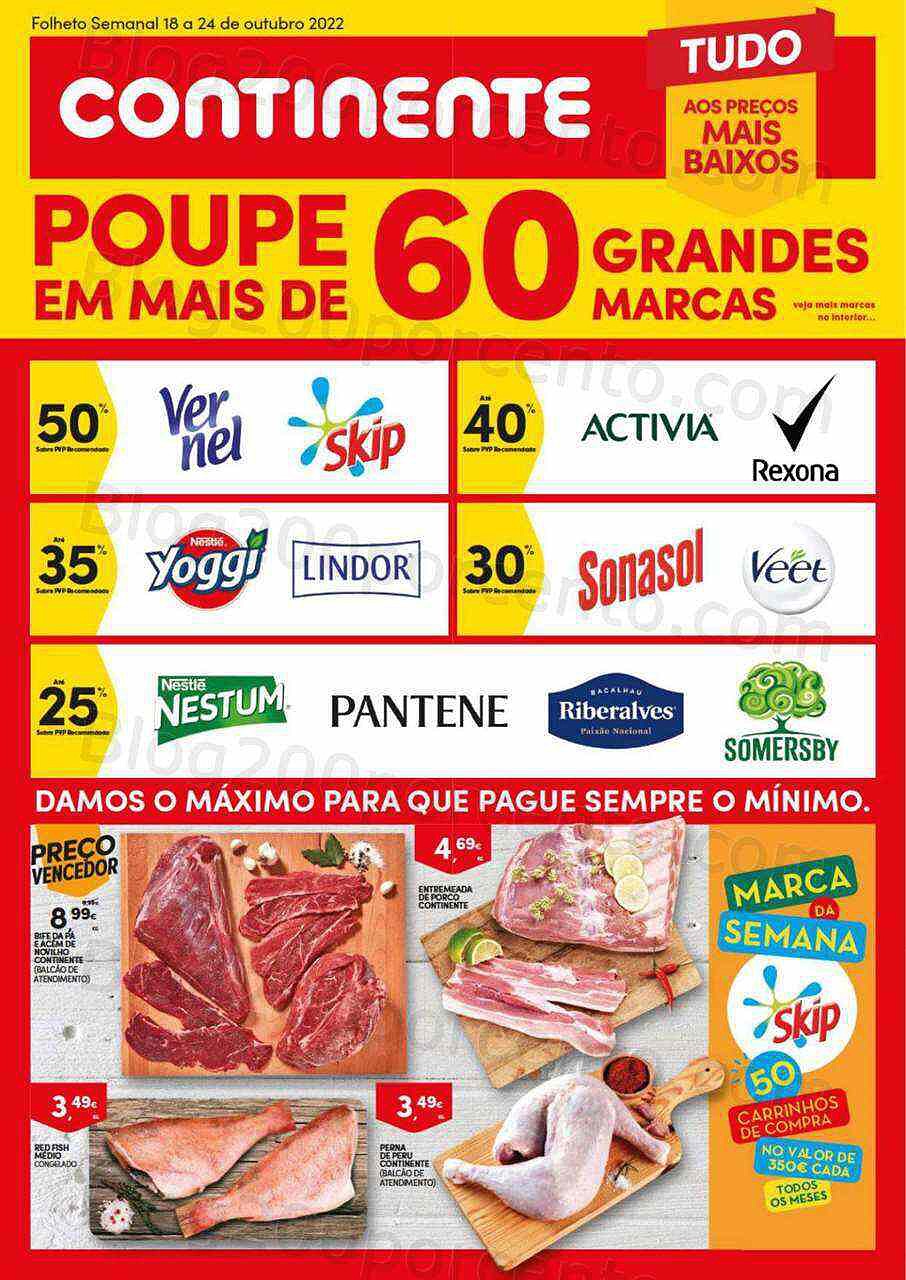 Antevisão Folheto CONTINENTE Bom Dia Promoções de 18 a 24 outubro