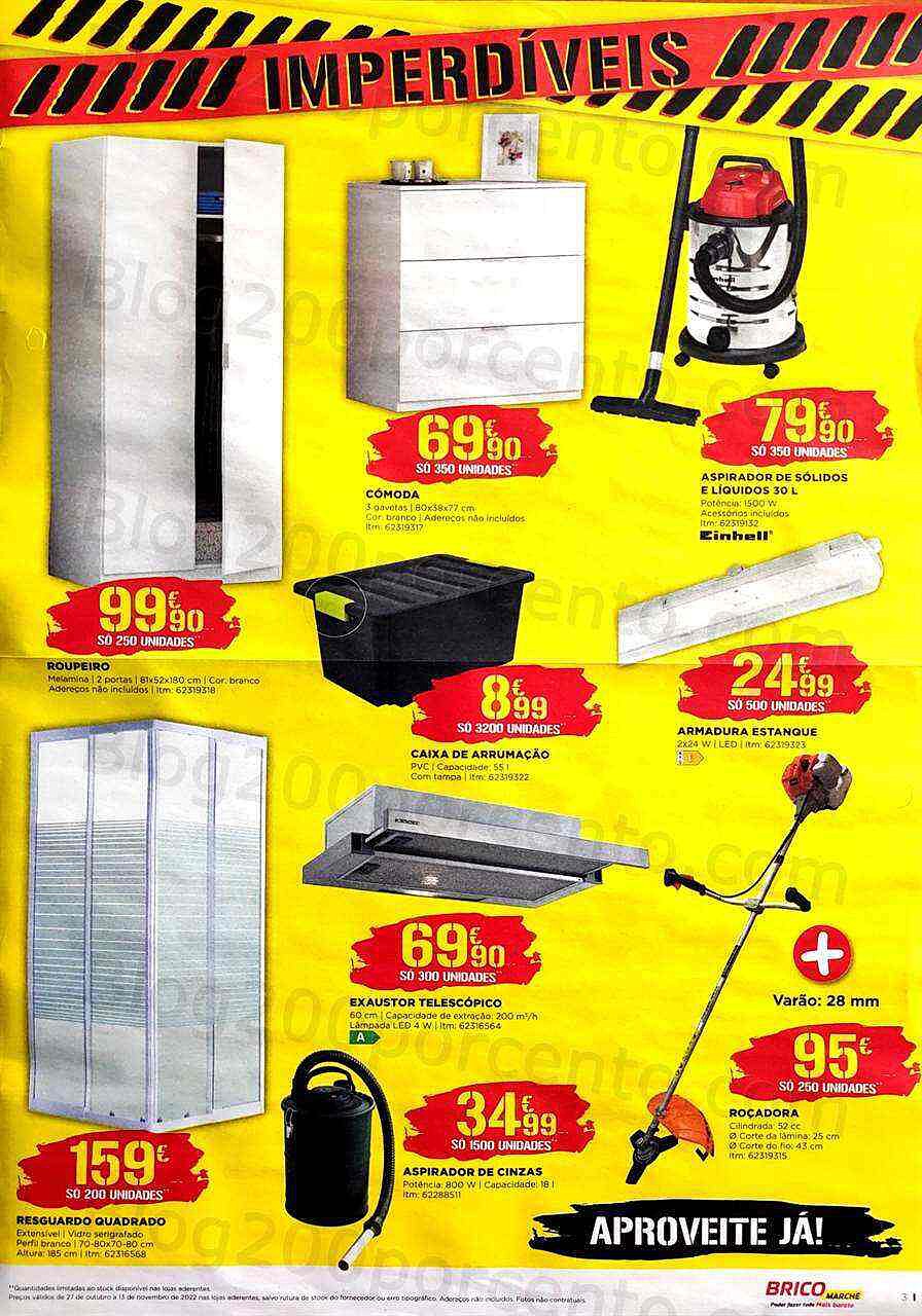 Antevisão Folheto BRICOMARCHÉ Promoções de 27 outubro a 13 novembro