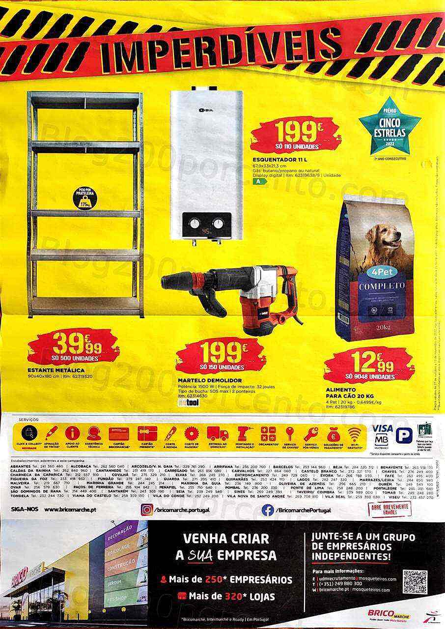 Antevisão Folheto BRICOMARCHÉ Promoções de 27 outubro a 13 novembro