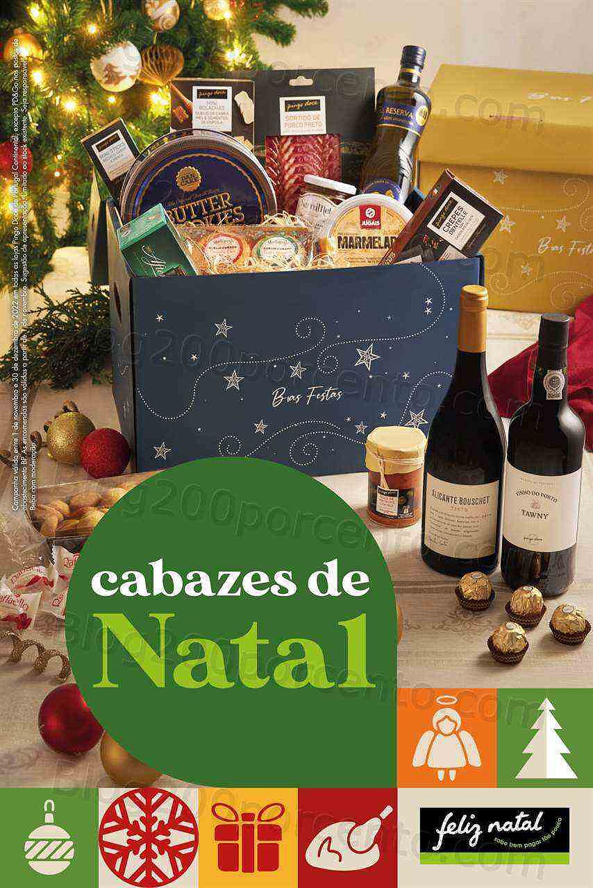 Antevisão Folheto PINGO DOCE Cabazes de Natal Promoções de 1 novembro a 30 dezembro