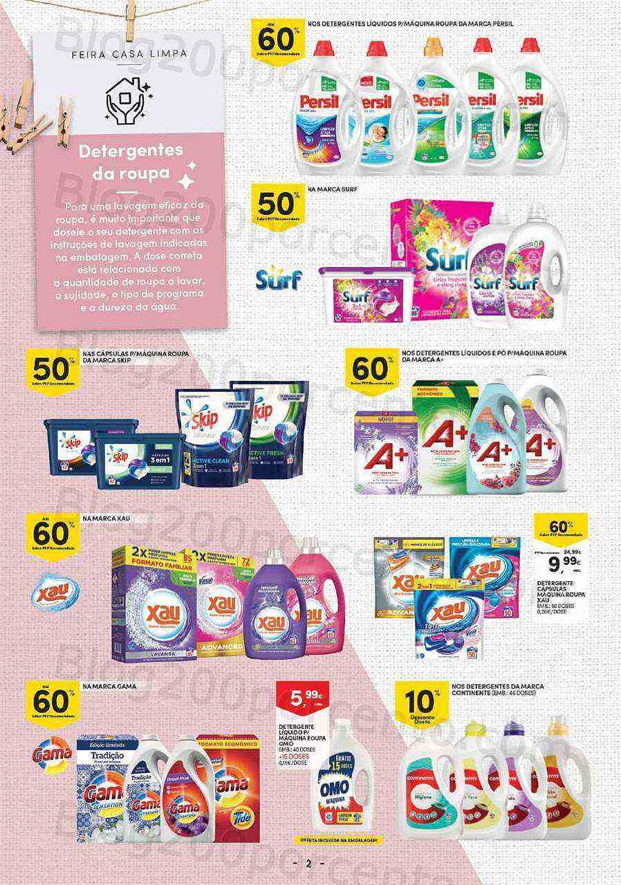 Antevisão Folheto CONTINENTE Casa Limpa Promoções de 25 outubro a 6 novembro