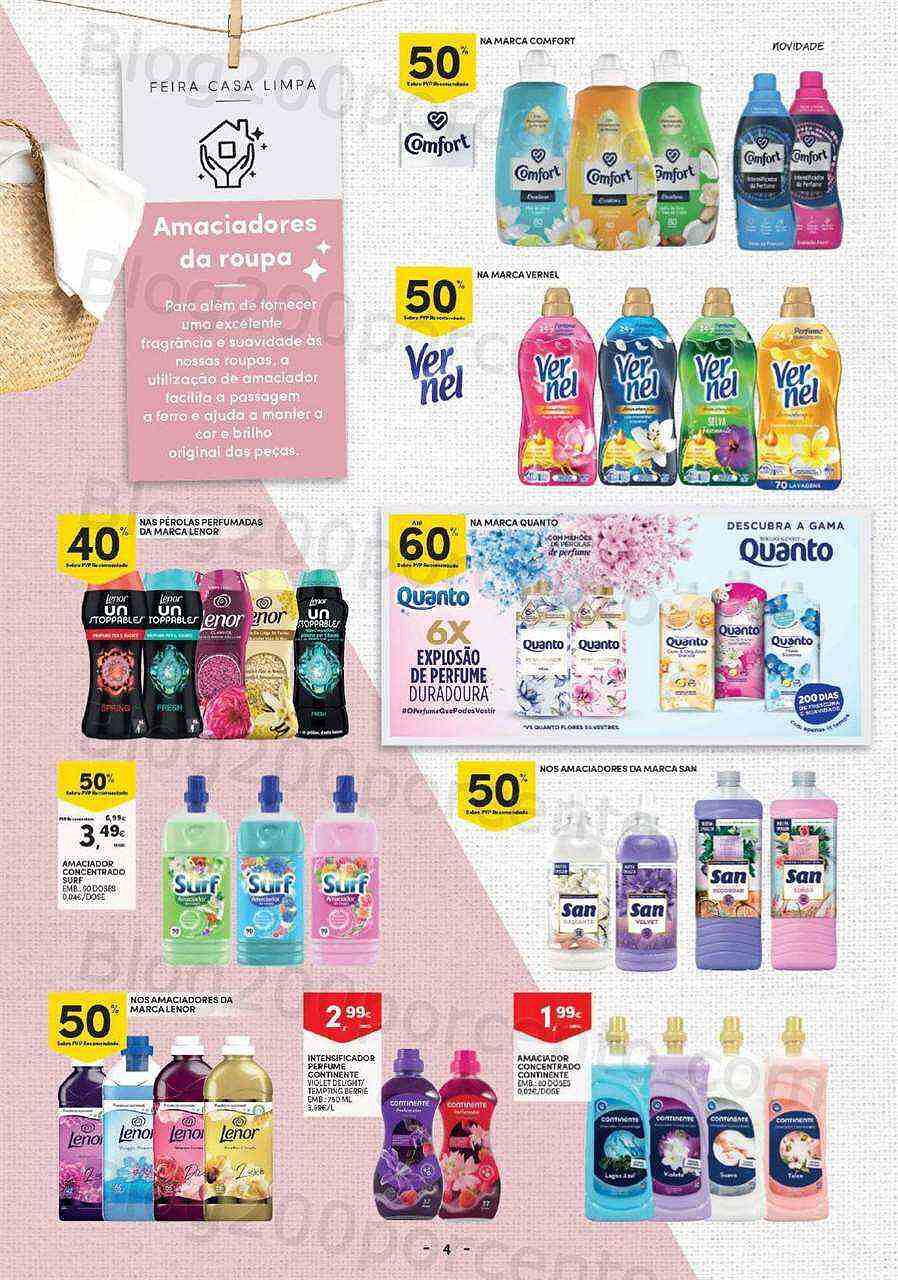 Antevisão Folheto CONTINENTE Casa Limpa Promoções de 25 outubro a 6 novembro