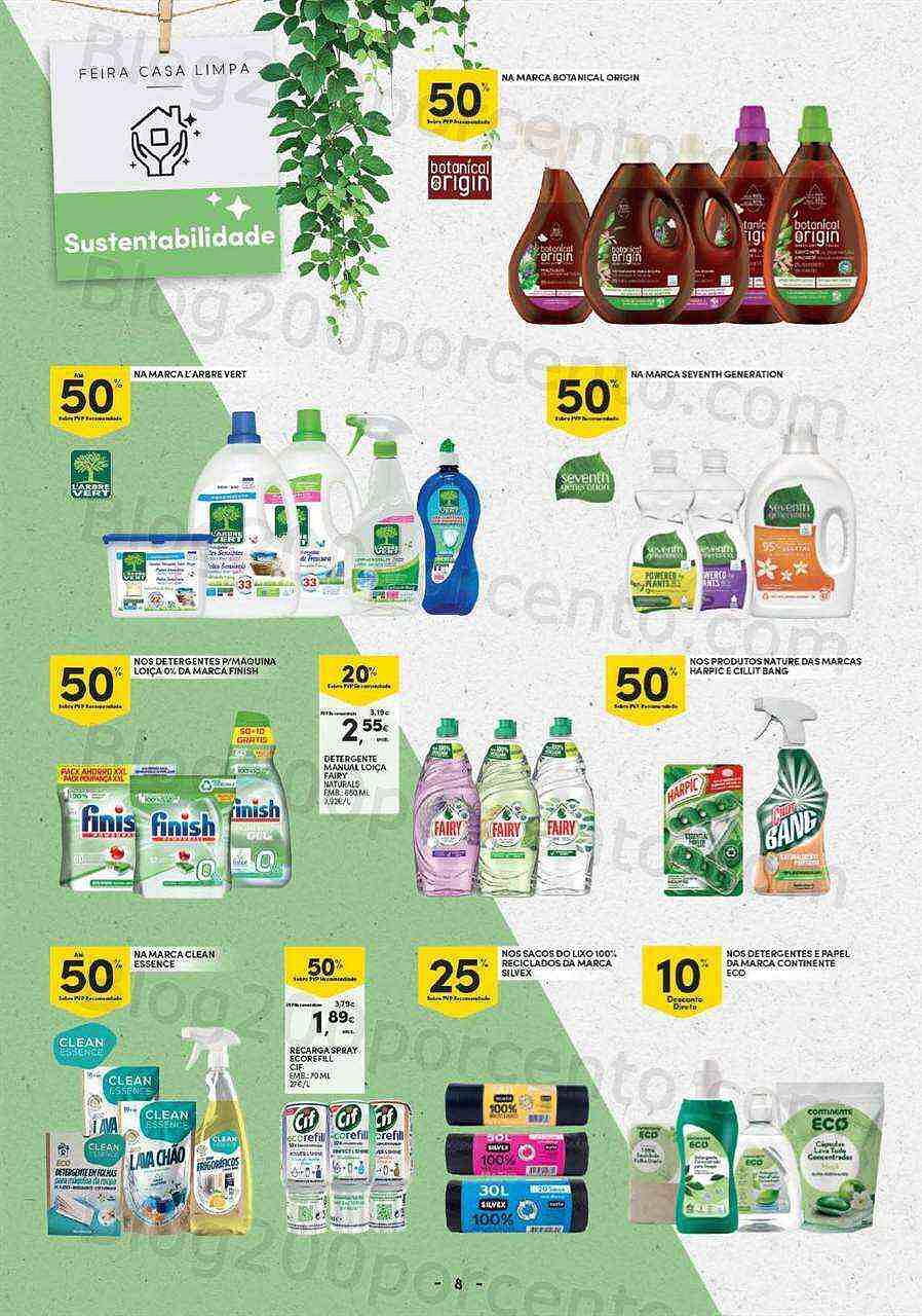 Antevisão Folheto CONTINENTE Casa Limpa Promoções de 25 outubro a 6 novembro