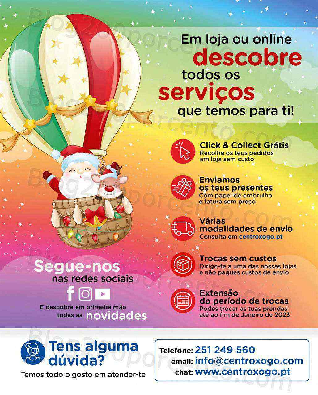 Antevisão Folheto CENTROXOGO Brinquedos Natal Promoções de 3 a 29 novembro