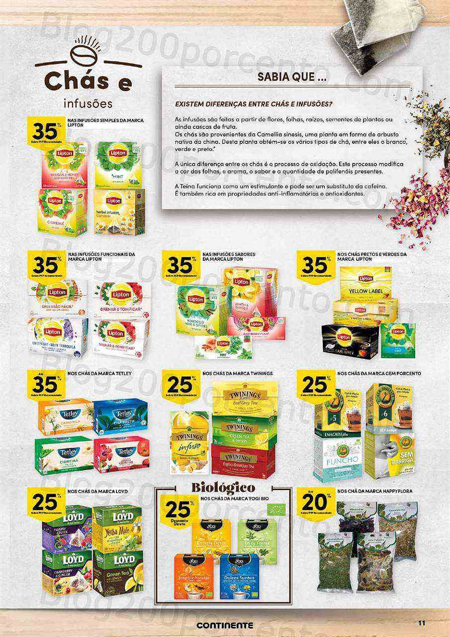 Antevisão Folheto CONTINENTE Feira Bebidas Quentes Promoções de 18 a 30 outubro