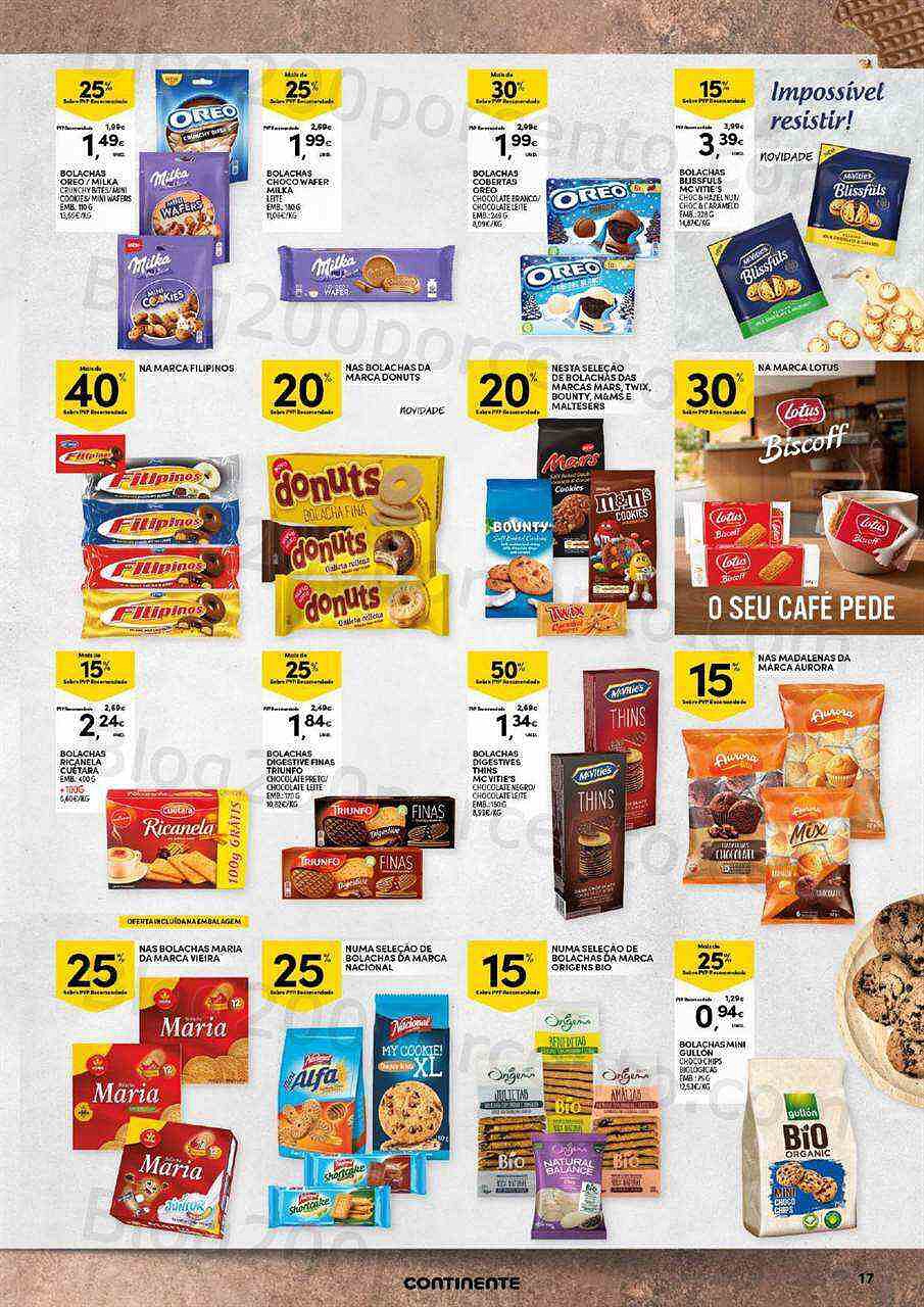 Antevisão Folheto CONTINENTE Feira Bebidas Quentes Promoções de 18 a 30 outubro