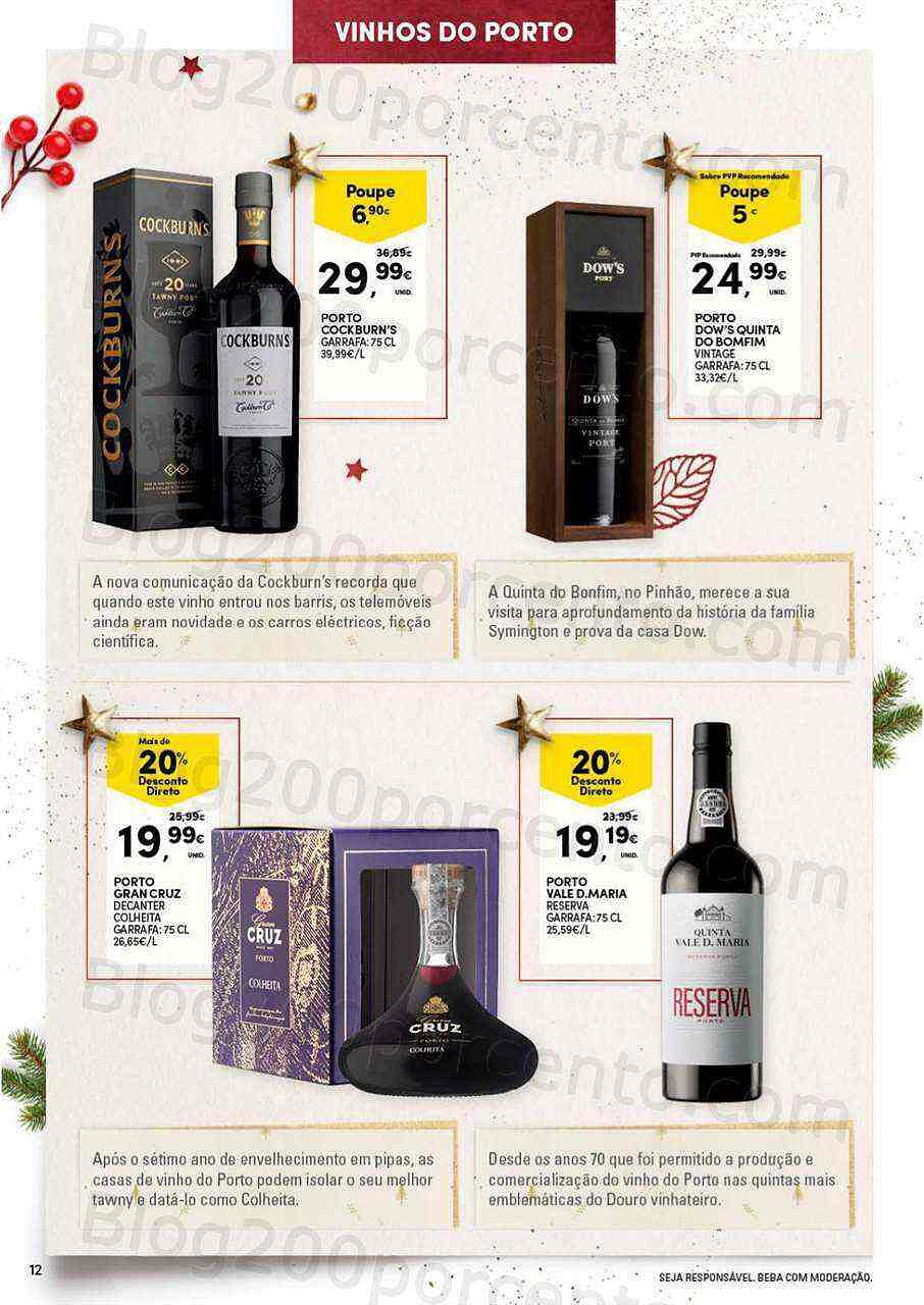 Antevisão Folheto CONTINENTE Garrafeira Natal Promoções de 1 novembro a 24 dezembro