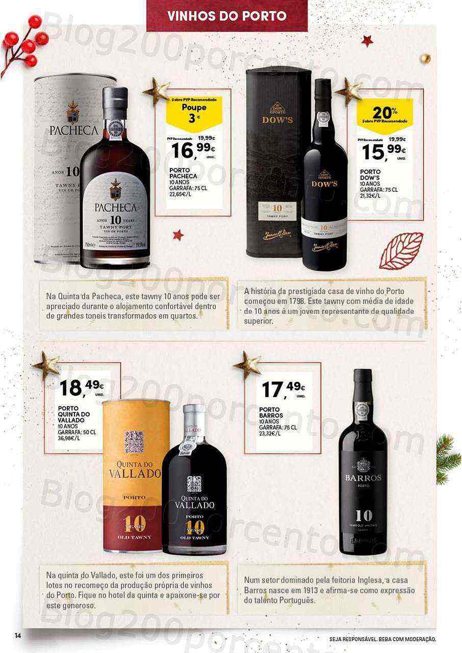 Antevisão Folheto CONTINENTE Garrafeira Natal Promoções de 1 novembro a 24 dezembro