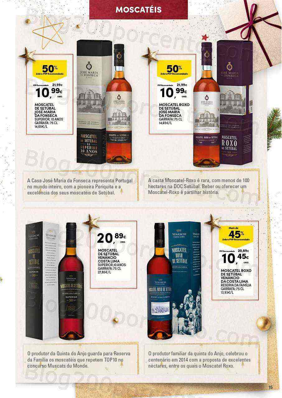 Antevisão Folheto CONTINENTE Garrafeira Natal Promoções de 1 novembro a 24 dezembro