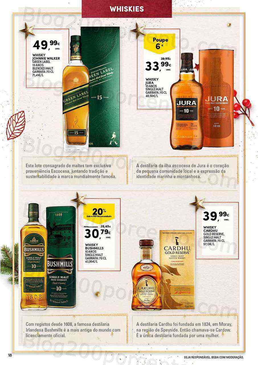 Antevisão Folheto CONTINENTE Garrafeira Natal Promoções de 1 novembro a 24 dezembro