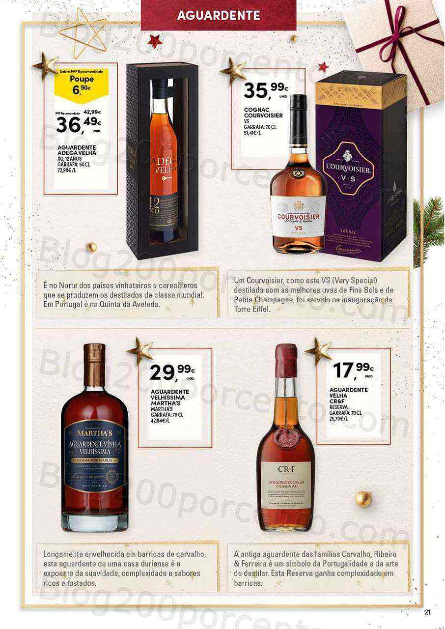 Antevisão Folheto CONTINENTE Garrafeira Natal Promoções de 1 novembro a 24 dezembro