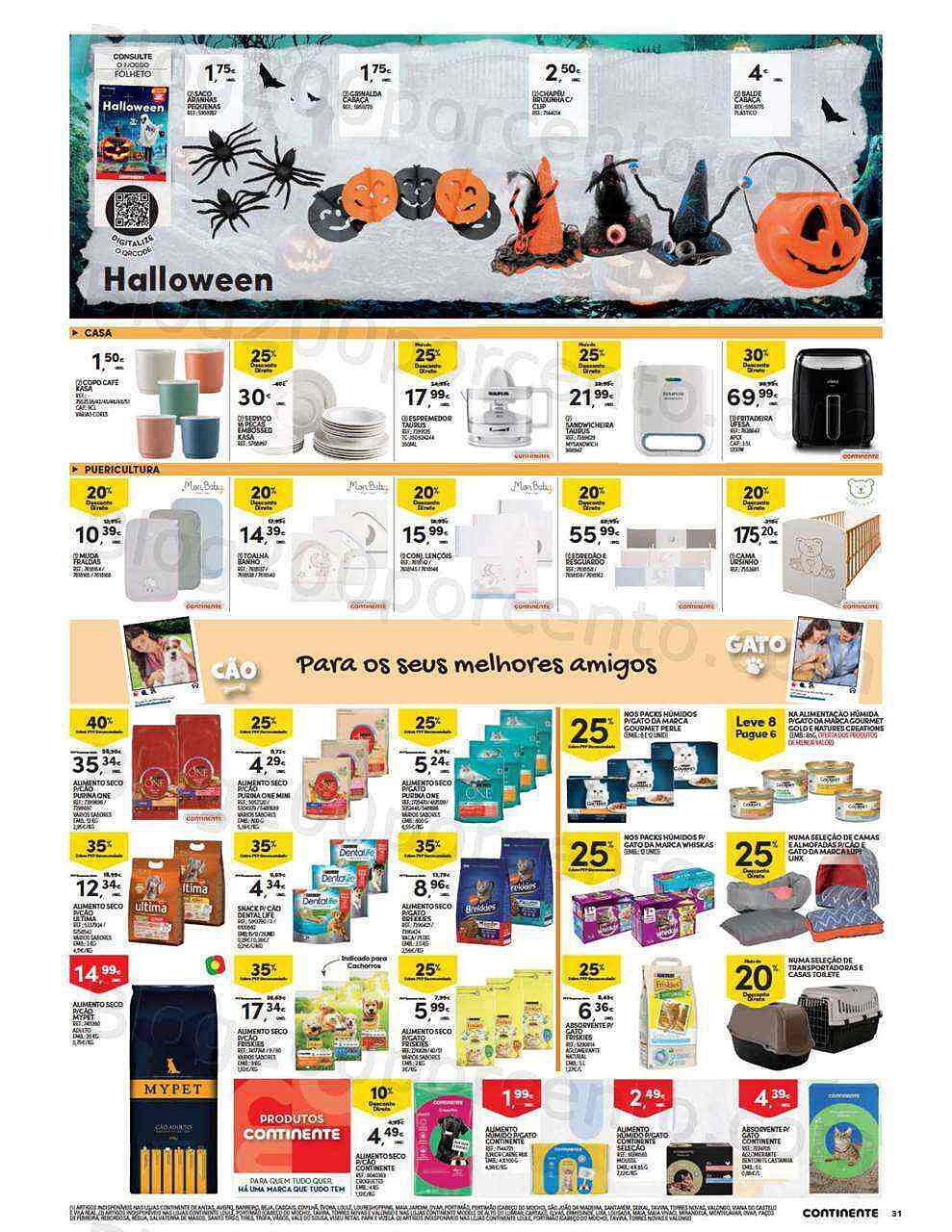 Antevisão Folheto CONTINENTE Modelo - Hiper Promoções de 25 a 31 outubro