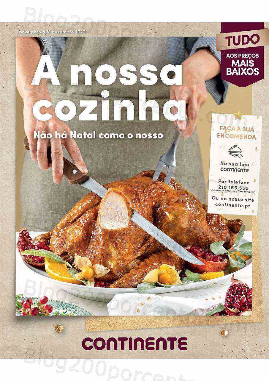 Antevisão Folheto CONTINENTE Natal Take - Away Promoções de 1 novembro a 31 dezembro