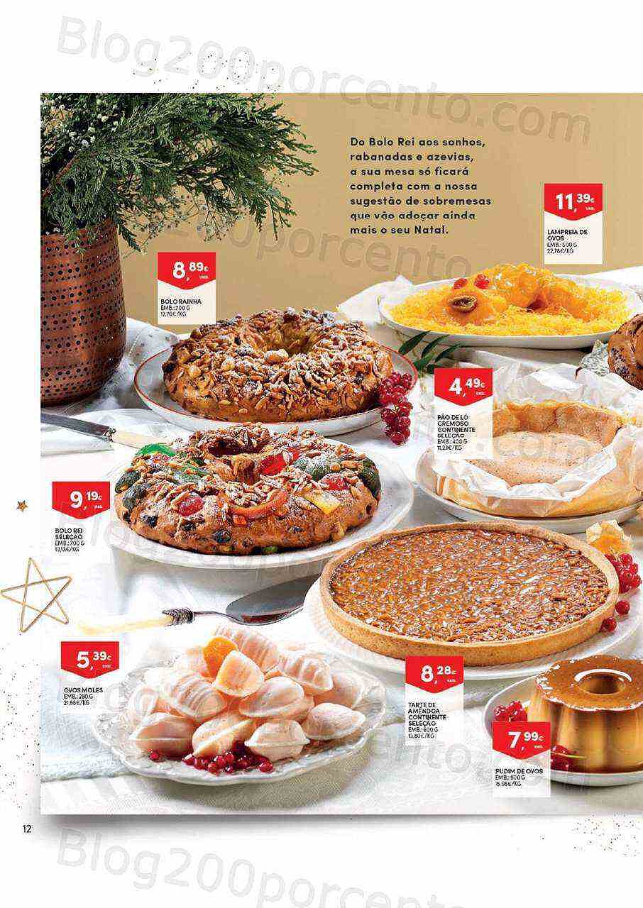 Antevisão Folheto CONTINENTE Natal Take - Away Promoções de 1 novembro a 31 dezembro
