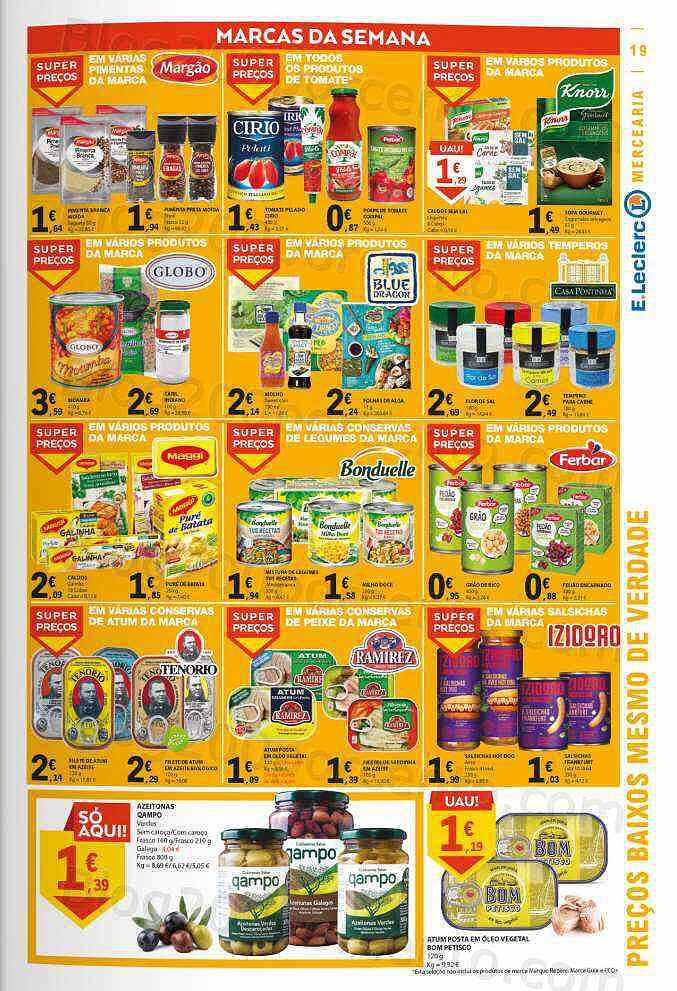 Antevisão Folheto E-LECLERC Promoções de 20 a 26 outubro
