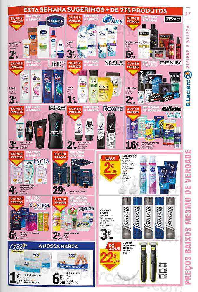Antevisão Folheto E-LECLERC Promoções de 20 a 26 outubro