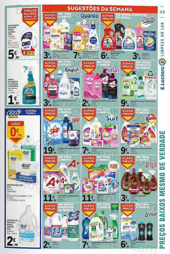 Antevisão Folheto E-LECLERC Promoções de 20 a 26 outubro