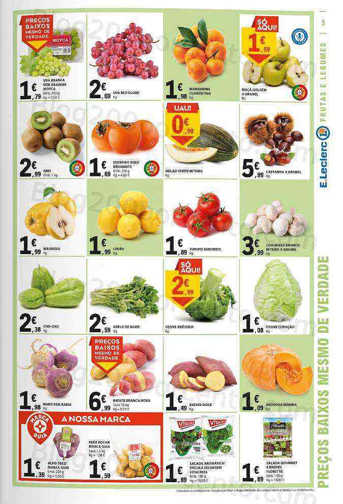 Antevisão Folheto E-LECLERC Promoções de 20 a 26 outubro