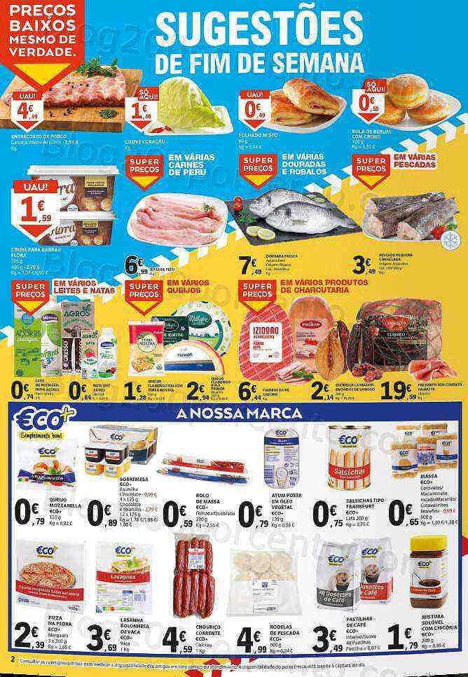 Antevisão Folheto E-LECLERC Promoções Fim de Semana - 21 a 23 outubro