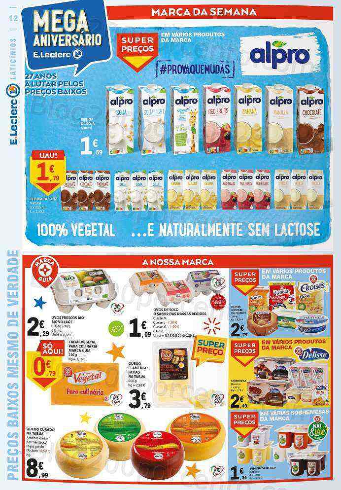 Antevisão Folheto E-LECLERC Promoções de 3 a 9 novembro