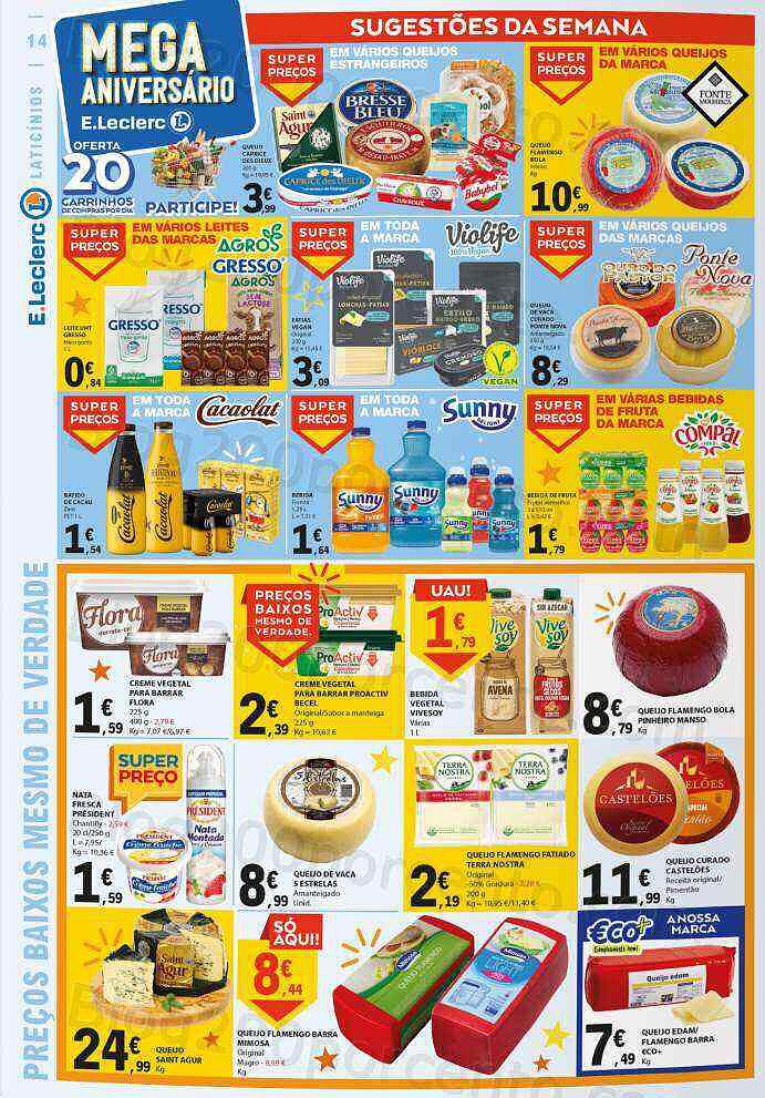 Antevisão Folheto E-LECLERC Promoções de 3 a 9 novembro