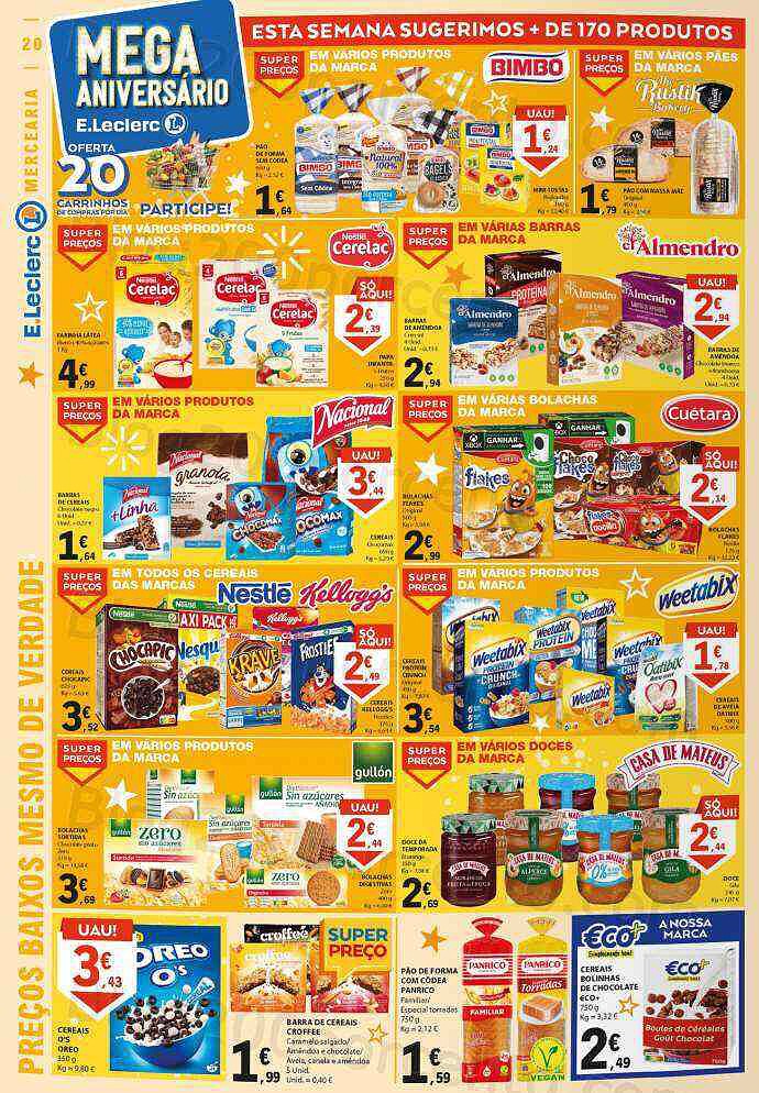 Antevisão Folheto E-LECLERC Promoções de 3 a 9 novembro