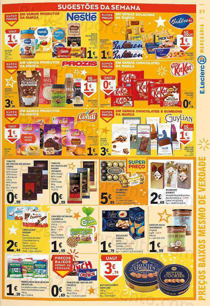 Antevisão Folheto E-LECLERC Promoções de 3 a 9 novembro