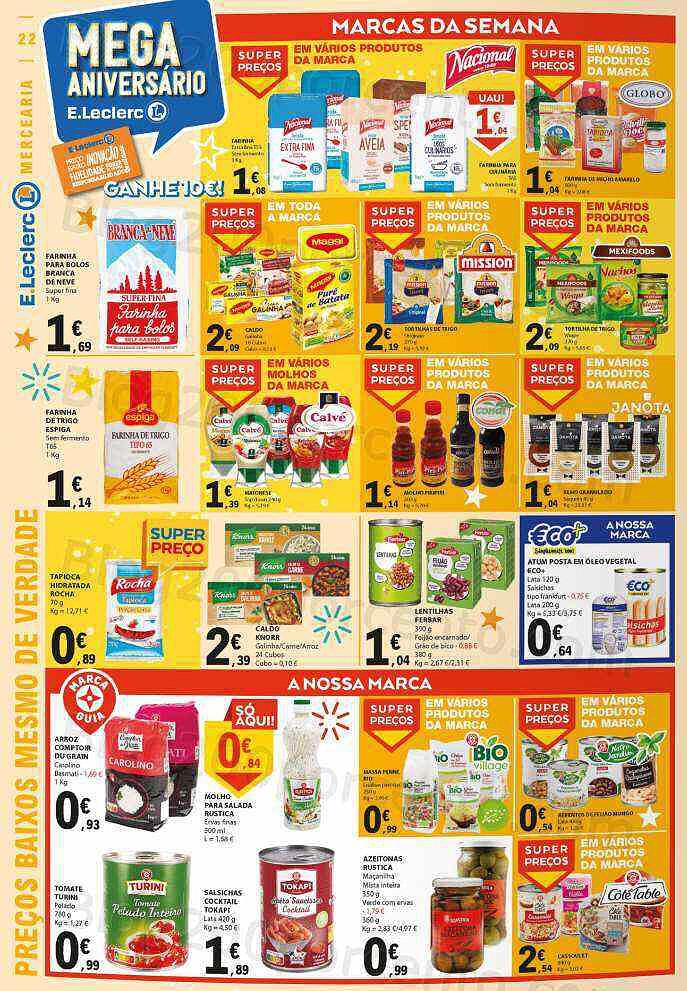 Antevisão Folheto E-LECLERC Promoções de 3 a 9 novembro