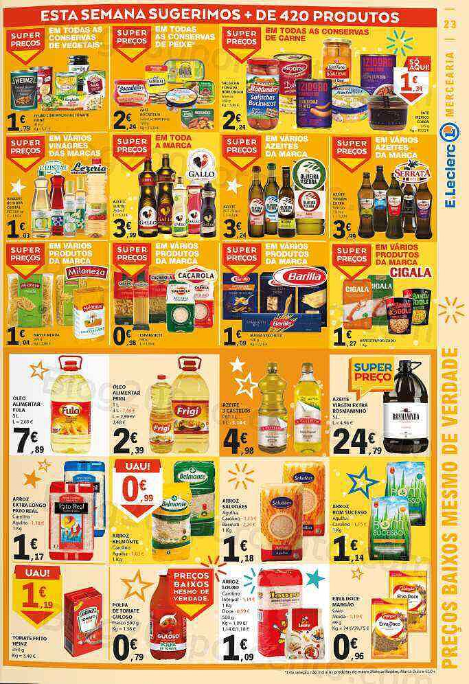 Antevisão Folheto E-LECLERC Promoções de 3 a 9 novembro