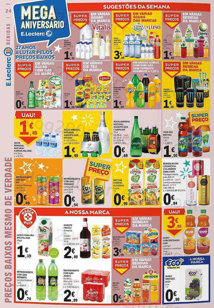Antevisão Folheto E-LECLERC Promoções de 3 a 9 novembro
